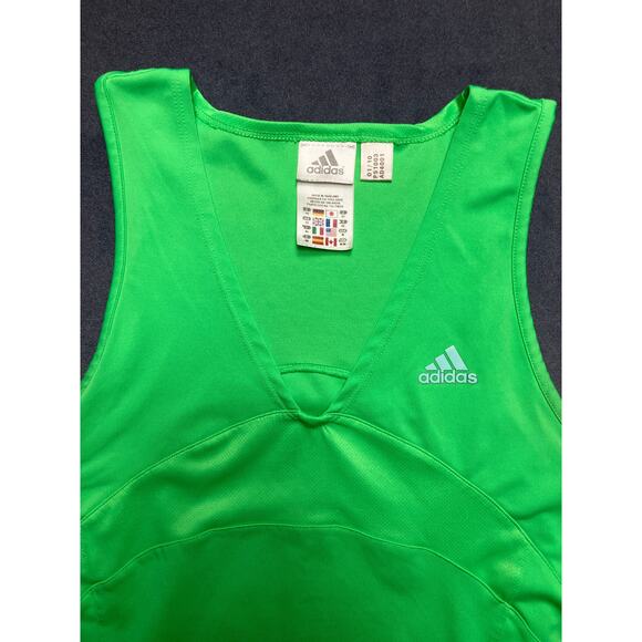 Adidas Women’s Size Medium Athletic Tank Top — Bright Kelly Green Color - Picture 2 of 6